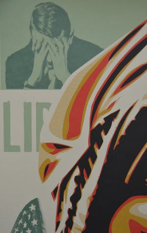 Shepard Fairey - Voting Rights Are Human Rights - gesigneerd kopen? Bied vanaf 1!