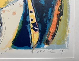 Anton Vrede - kleurenzeefdruk | Cherokee-Louise | 1991 kopen? Bied vanaf 60!