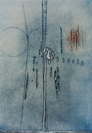 Jan Montyn - Space, aquatint ets kopen? Bied vanaf 115!