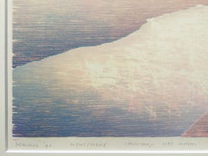 Reinoud Kuipers - Landschap met maan | zeldzame houtsnede kopen? Bied vanaf 50!