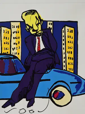 Herman Brood - Sharp Dressed - Handgesigneerd - E.A kopen? Bied vanaf 700!