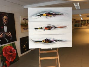 Gena Genadyj - Abstract Drie Luik kopen? Bied vanaf 300!