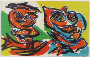 Karel Appel - Gesigneerde litho uit de uitgave Ariel 44 - Ingelijst kopen? Bied vanaf 1!