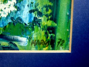 Margje Toonder-Herbolt - abstract landschap kopen? Bied vanaf 25!