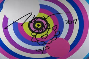 Takashi Murakami - Limited edition skatedeck met bloementekening en signatuur kopen? Bied vanaf 1!