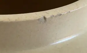 ADCO - Vintage crème of eiergele vaas model 1025 kopen? Bied vanaf 42!