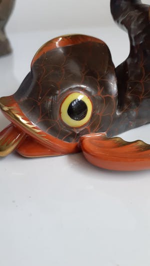 Porseleinfabriek Herend - Koi Fish Fishnet handpainted nr. 4 ( P84) kopen? Bied vanaf 35!