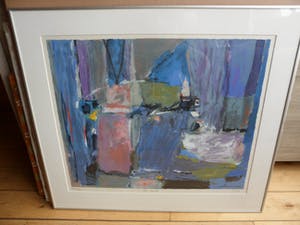 Wil van Leeuwen - Litho, De lente, Ingelijst kopen? Bied vanaf 45!