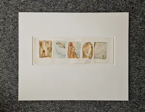 Marion Bloem - handgekleurde Ets & Aquatint - "Papier zes bij acht" - unica (1/1) exemplaar kopen? Bied vanaf 34!