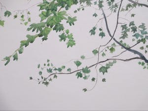 Raymond Mason - Platane - Aquarel kopen? Bied vanaf 400!