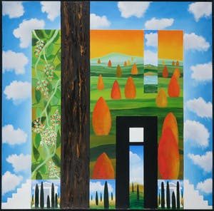 Manuel Claasen - Acryl op doek, Landschap (Groot) kopen? Bied vanaf 100!