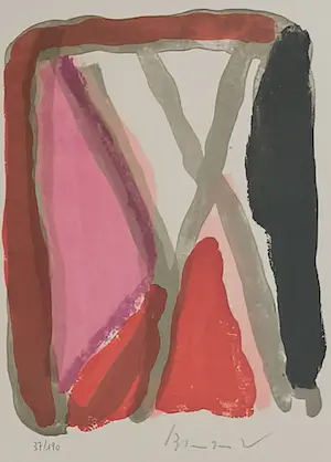 Bram van Velde - litho gesigneerd rechtsonder kopen? Bied vanaf 250!