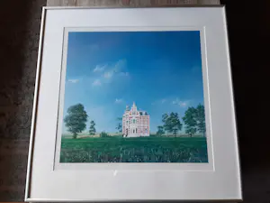 Gerrie Wachtmeester - Litho, titel, Huis de Wolf kopen? Bied vanaf 80!