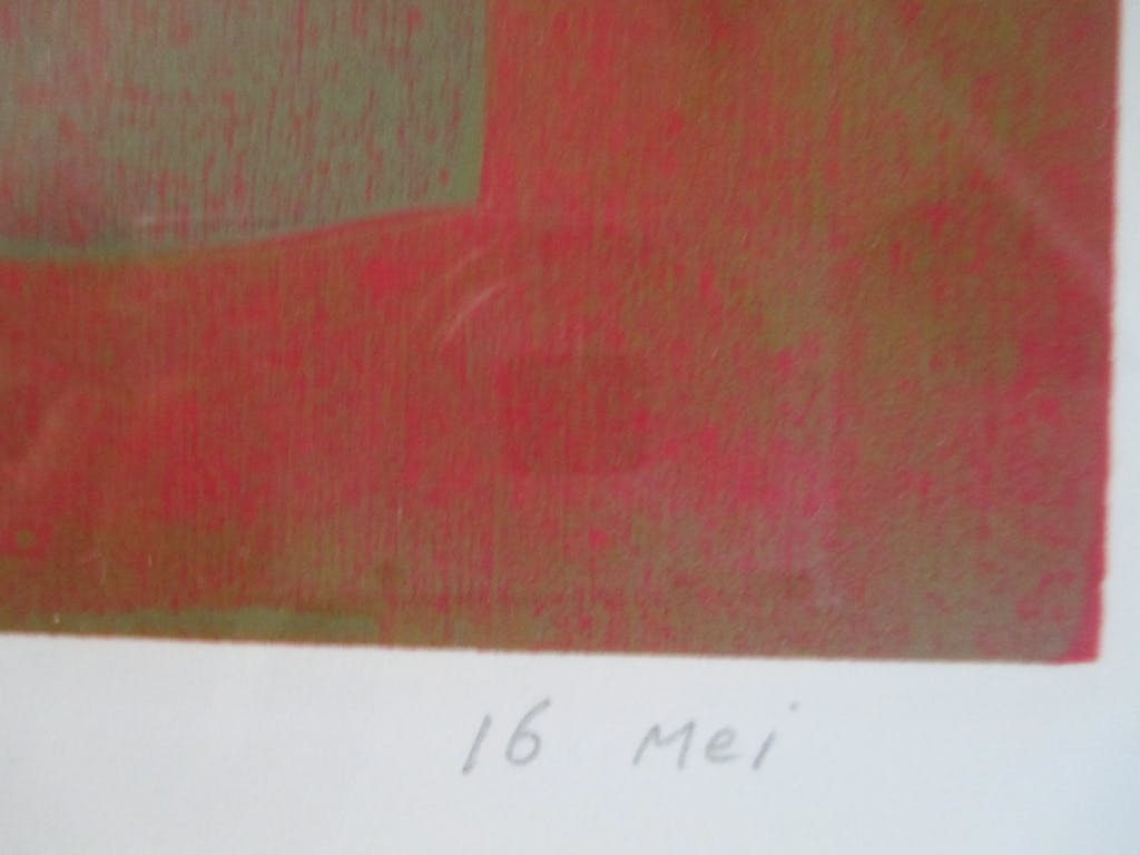 Henriette Boerendans - ingelijste houtsnede '16 mei', Barth-lijst kopen? Bied vanaf 50!