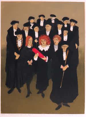 Willy Belinfante - Kleurenets, Promovenda; de bul verkocht voor € 50!