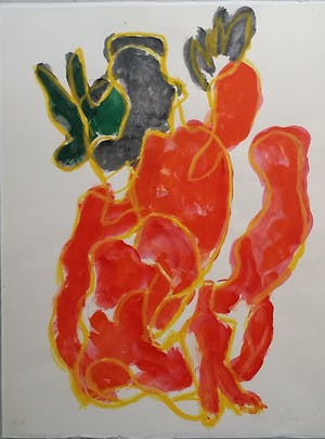 Jan Sierhuis - Tango - mooie zeefdruk van Jan Sierhuis kopen? Bied vanaf 85!