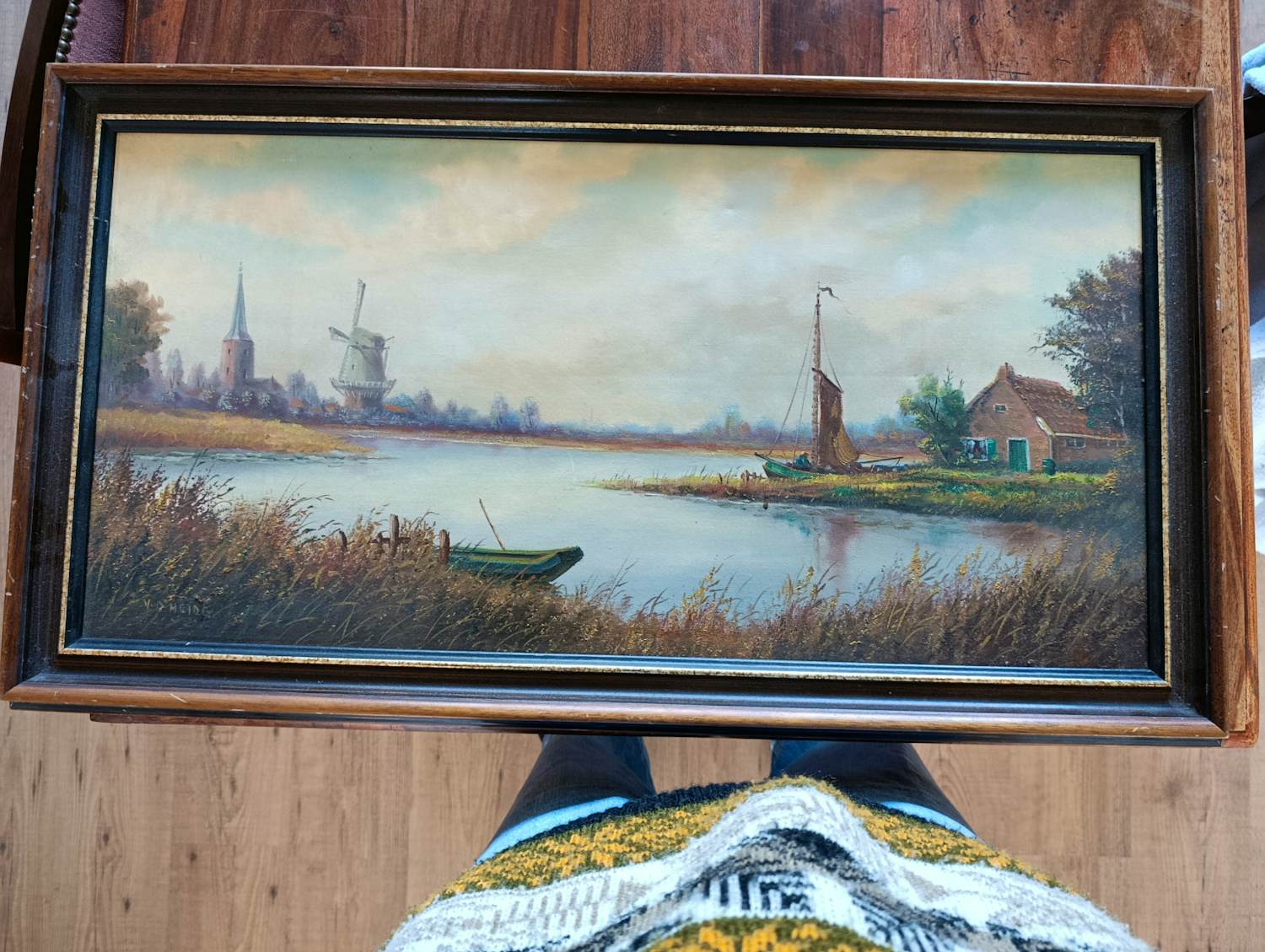 Jacobus Leonardus van der Meide - Molen landschap nederland kopen? Bied vanaf 80!