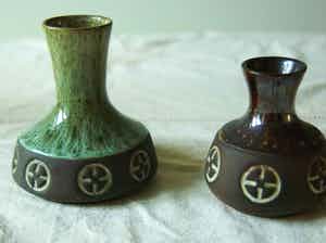 Frank Keramik - Deense studio vaasjes uit de jaren ‘60 en ‘70 verkocht voor € 25!