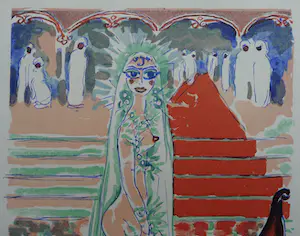 Kees van Dongen - Gravure 1001 nacht : ' Gerbe-de-Perles aborde au palais' kopen? Bied vanaf 10!