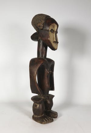 Zande - Hout, Voorouderbeeld staande figuur kopen? Bied vanaf 1!