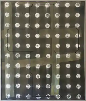 Thomas Ankum - minimalistisch werk op doek - 1993 verkauft für € 300!