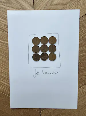 Jan Henderikse - Museum Labels - 8 Unieke Gesigneerde werken - 2018 - 21 x 15 cm per stuk kopen? Bied vanaf 495!