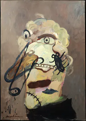 Anton Martineau - Olieverf op doek, Zonder titel - Ingelijst kopen? Bied vanaf 1!