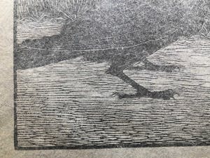 Jan Mankes - Houtsnede Zwarte Kraai - Gesigneerd - 1918 kopen? Bied vanaf 375!