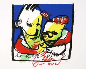 Herman Brood - Zeefdruk, Lekker ding verkocht voor € 180!