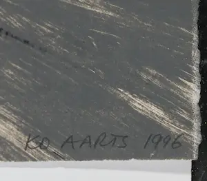 Ko Aarts - Zeefdruk, Gele toren kopen? Bied vanaf 1!