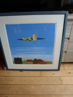 Rien Bout - Zeefdruk. Titel, Paisaje flotante no. 2 kopen? Bied vanaf 40!