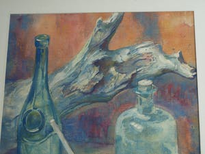 Klaas Pijlman - Aquarel , Stilleven – gesigneerd & ingelijst – Groot - 1963 kopen? Bied vanaf 75!