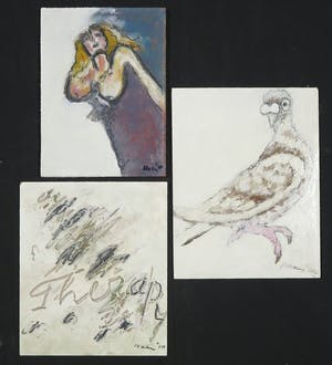 Pieter Haan - Lot van drie werken, diverse voorstellingen kopen? Bied vanaf 1!