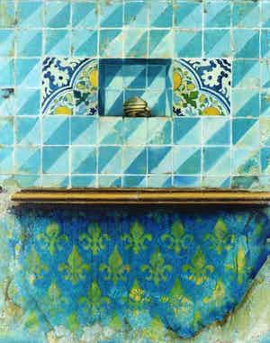 Dick Mirande - La vieille maison ( perfecte trompe l'oeil, welhaast 3D..) verkocht voor € 250!