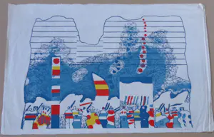 Jef Diederen - FIGURATIE / KLEURLITHO / 64x98cm / SIG / 1975 / PRENT 190 kopen? Bied vanaf 25!