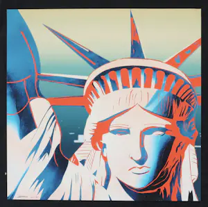 Niet of onleesbaar gesigneerd - Zeefdruk, Statue of Liberty kopen? Bied vanaf 1!