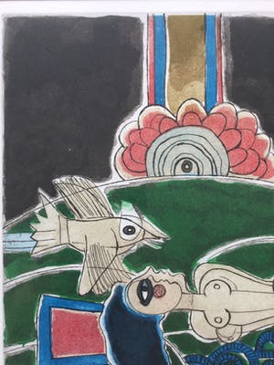 Corneille - Titel Onbekend - Zeefdruk 1981 - Oplage 146/200 kopen? Bied vanaf 200!