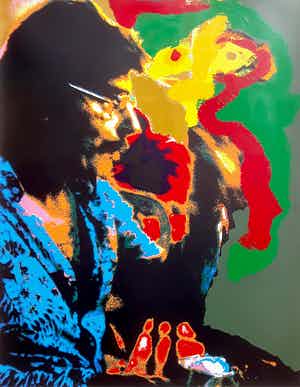 Karel Appel - Friday, zeefdruk (groot) verkocht voor € 275!