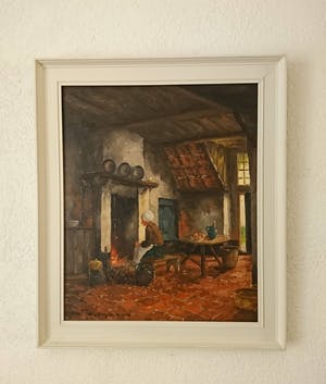 Han Molenaar - Vrouw bij de schouw kopen? Bied vanaf 145!