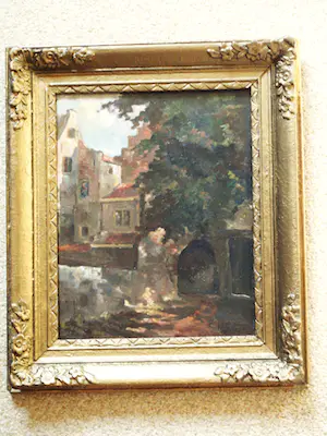 Gerard Princee - Olieverfschilderij - Stadsgezicht kaufen? Bieten Sie von 85!