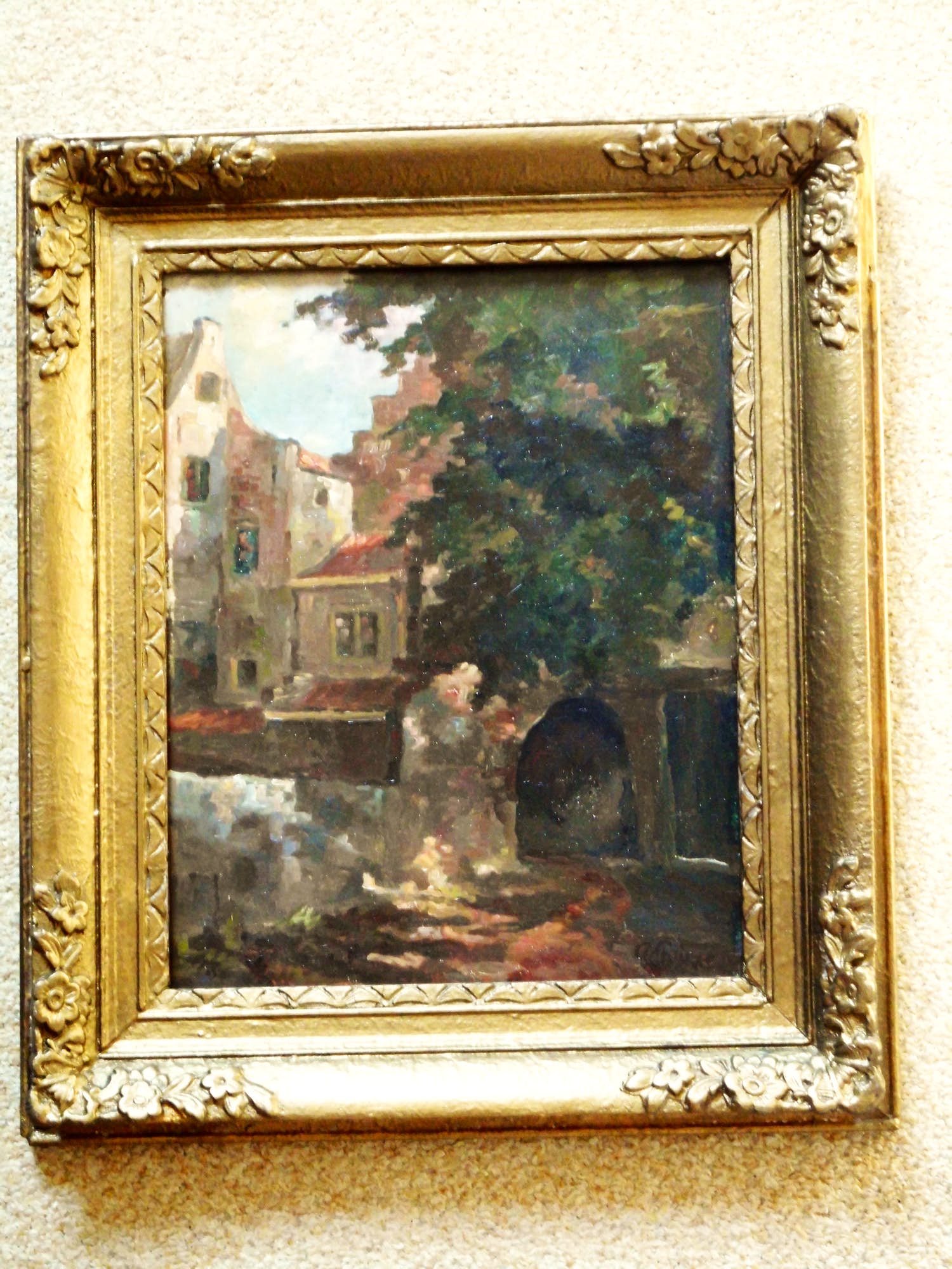 Gerard Princee - Olieverfschilderij - Stadsgezicht kopen? Bied vanaf 85!