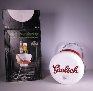 Curiosa - Grolsch Beugel Tafeltje + Lamp kopen? Bied vanaf 1!