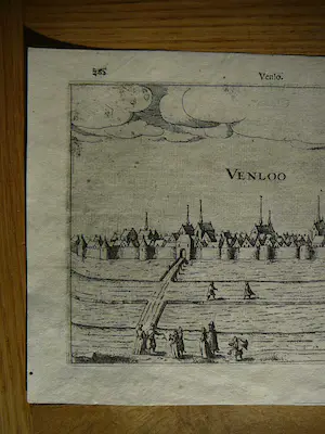 Ludovico Guicciardini - Venlo gezien vanaf de Maas gravure kopen? Bied vanaf 75!