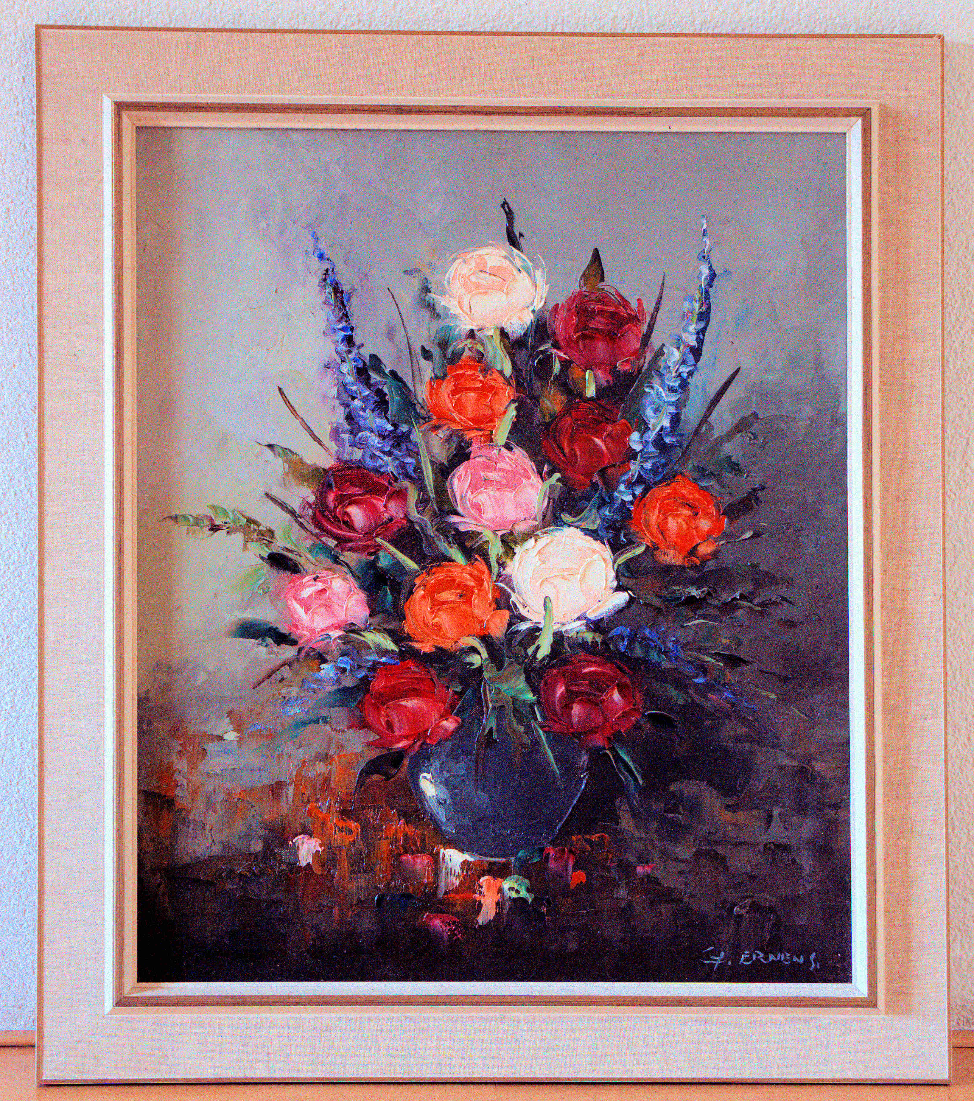 Gerardus Johannes Ernens - Bloemstilleven verkocht voor € 99!