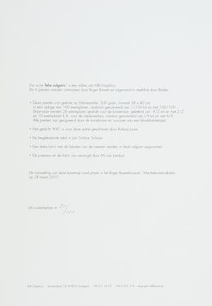 Roger Raveel - Suite van zes zeefdrukken, Felix Vulgaris kopen? Bied vanaf 1600!