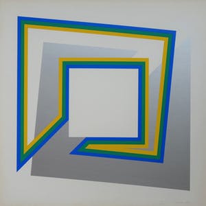 Cyril Lixenberg - Cyril Lixenberg: Zeefdruk, Geometrische compositie II kopen? Bied vanaf 40!