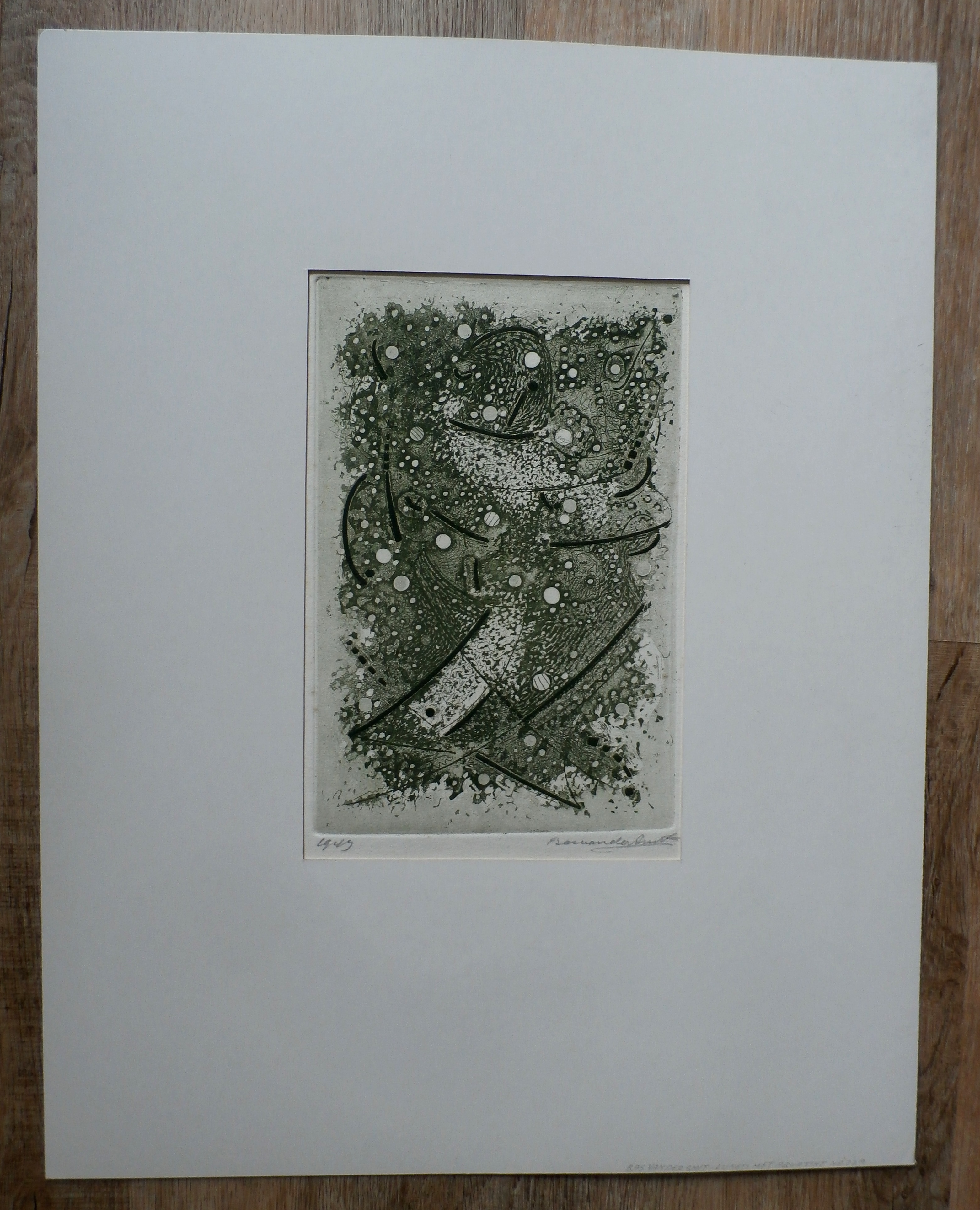 Bas van der Smit - Ets - 1949 kopen? Bied vanaf 40!