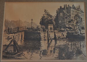 Jan Sirks - Amsterdam stadsgezicht kopen? Bied vanaf 1!