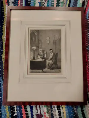 Karel Frederik Bombled - Huiselijk Tafereel kopen? Bied vanaf 35!