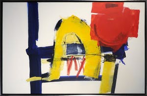 Arty Grimm - Olieverf op doek, Abstracte compositie - Ingelijst (Zeer groot) kopen? Bied vanaf 700!